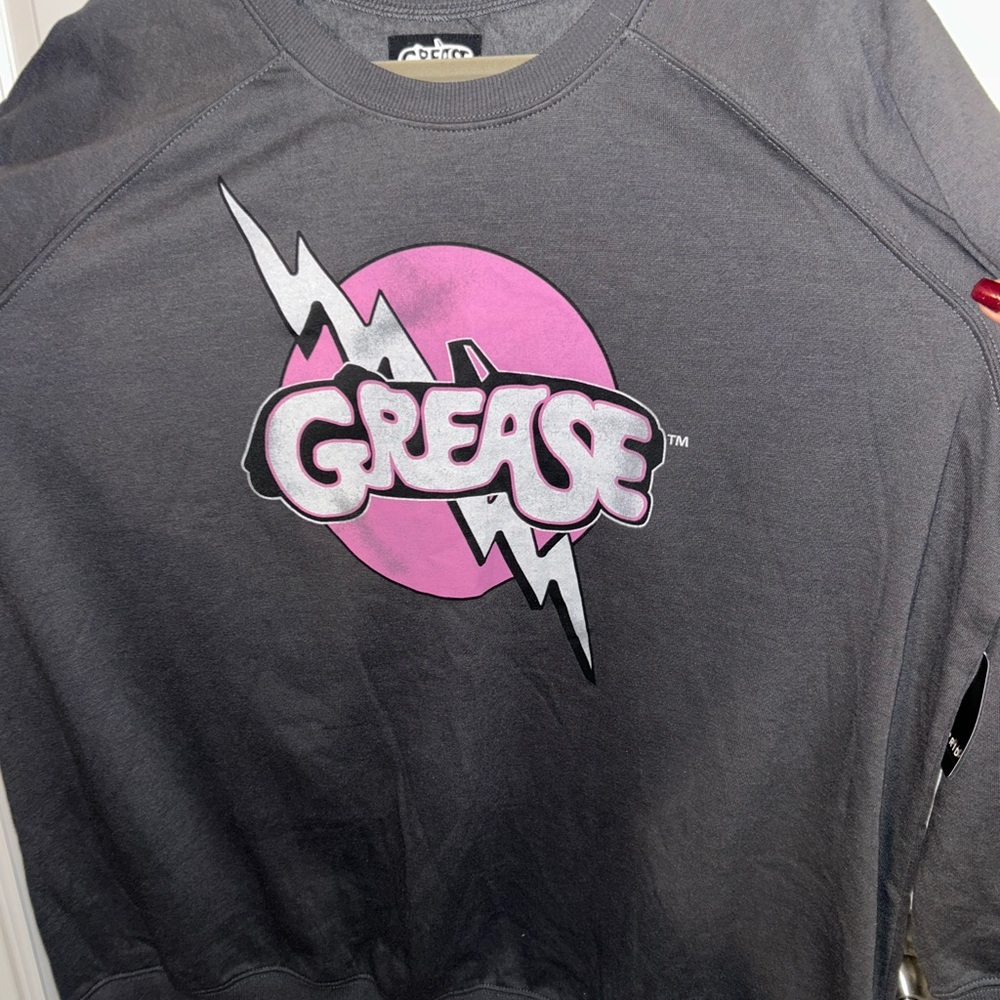 5101 - Grease Classic Fit Cozy Fleece Raglan Sweatshirt - Gray Size 3/3X/22-24